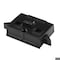 Prime-Line Acorn Black Vinyl Spring-Loaded Sliding Window Tilt Latch, fits Fleetwood (Single Pack) F 2645 - alternate 1